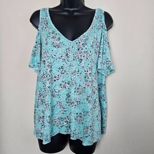 Torrid Cold Shoulder Blouse